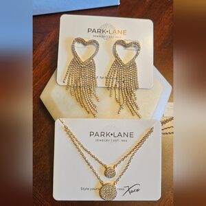 Park Lane Gold Heart Fringe Earrings Feb Sparkle Box 2023